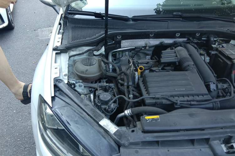 Used Volkswagen Golf 2019 280TSI DSG Luxury Version China VI Standard Engine Bay Right