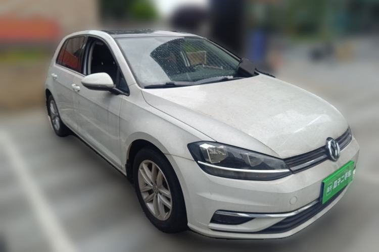 Used Volkswagen Golf 2019 280TSI DSG Comfort Version China VI Standard Front Right 45 Deg