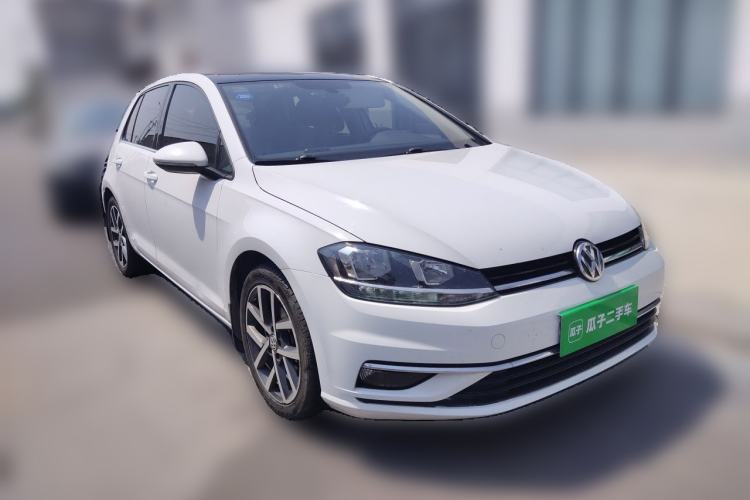 Used Volkswagen Golf 2019 280TSI DSG Luxury Version China VI Standard Front Right 45 Deg