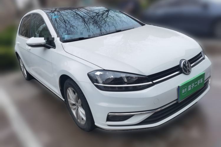 Used Volkswagen Golf 2019 280TSI DSG Comfort Version China VI Standard Front Right 45 Deg