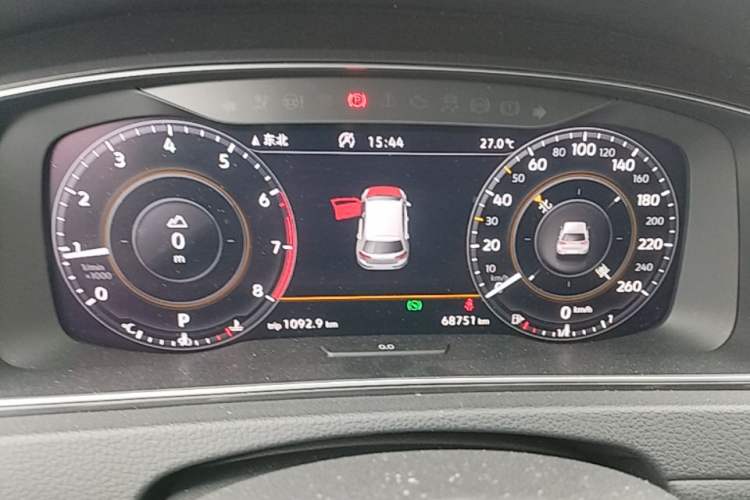 Used Volkswagen Golf 2019 280TSI DSG Luxury Version China VI Standard Instrument Cluster