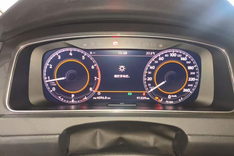 Used Volkswagen Golf 2019 280TSI DSG Luxury Version China VI Standard Instrument Cluster