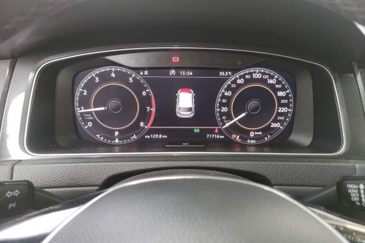 Used Volkswagen Golf 2019 280TSI DSG Luxury Version China VI Standard Instrument Cluster