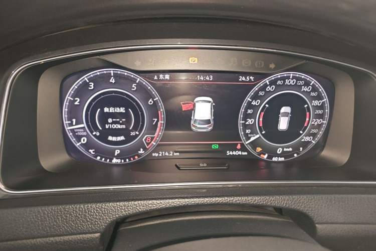 Used Volkswagen Golf 2019 280TSI DSG Flagship Model China V Standard Instrument Cluster