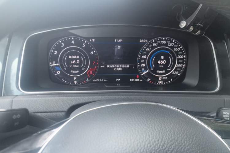 Used Volkswagen Golf 2019 280TSI DSG Luxury Version China VI Standard Instrument Cluster