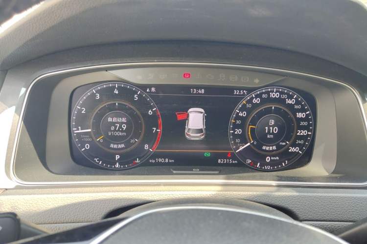 Used Volkswagen Golf 2019 280TSI DSG Luxury Version China VI Standard Instrument Cluster