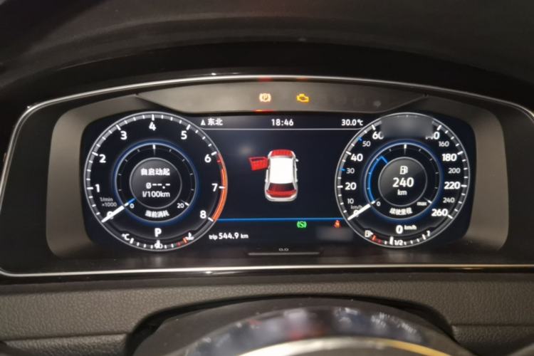 Used Volkswagen Golf 2019 280TSI DSG R-Line China VI Standard Instrument Cluster