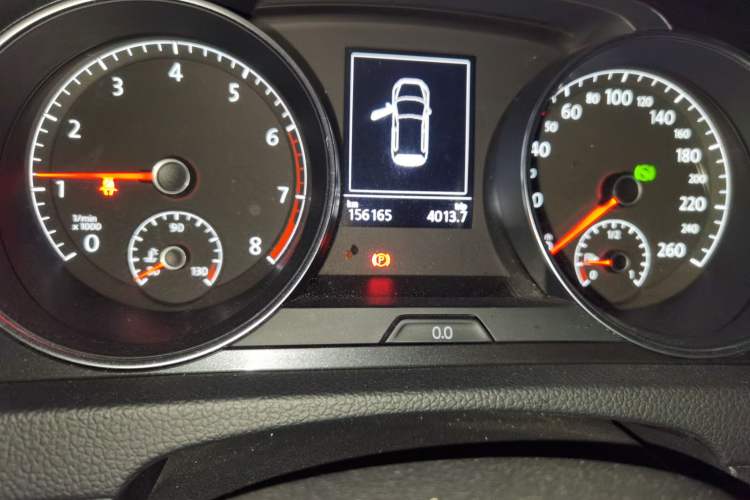 Used Volkswagen Golf 2019 280TSI DSG Luxury Version China V Standard Odometer Close Up