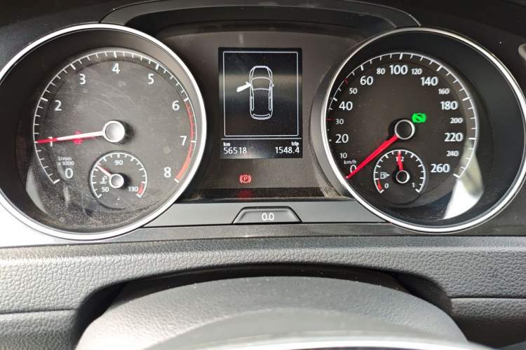 Used Volkswagen Golf 2019 280TSI DSG Luxury Version China V Standard Odometer Close Up