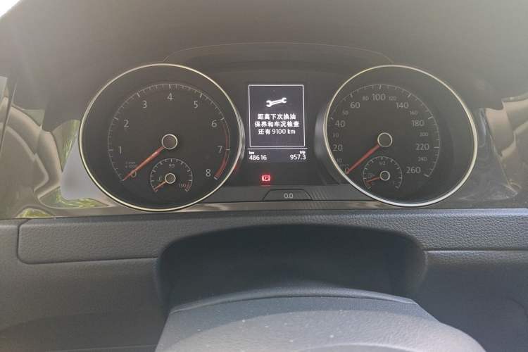 Used Volkswagen Golf 2019 280TSI DSG Comfort Version China V Standard Odometer Close Up