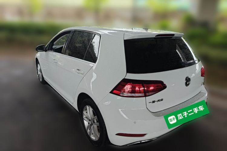 Used Volkswagen Golf 2019 280TSI DSG Comfort Version China VI Standard Rear Left 45 Deg