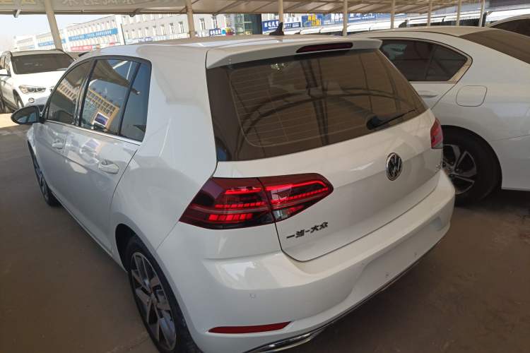 Used Volkswagen Golf 2019 280TSI DSG Luxury Version China VI Standard Rear Left 45 Deg