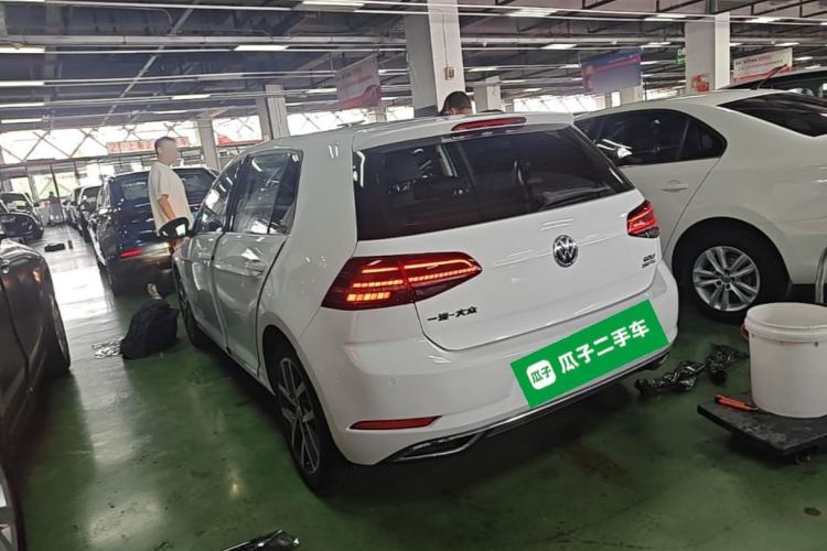 Used Volkswagen Golf 2019 280TSI DSG Luxury Version China VI Standard Rear Left 45 Deg
