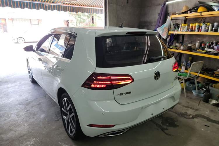 Used Volkswagen Golf 2019 280TSI DSG Luxury Version China VI Standard Rear Left 45 Deg