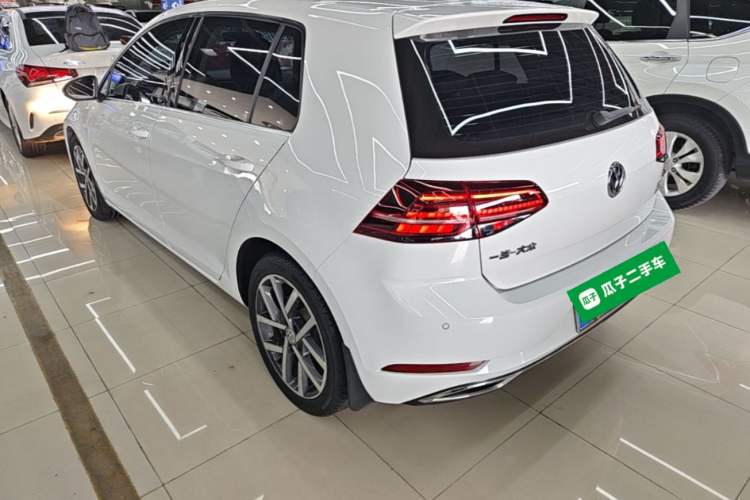 Used Volkswagen Golf 2019 280TSI DSG Luxury Version China VI Standard Rear Left 45 Deg