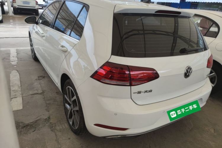 Used Volkswagen Golf 2019 280TSI DSG Comfort Version China VI Standard Rear Left 45 Deg