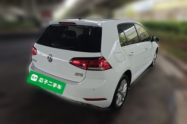 Used Volkswagen Golf 2019 280TSI DSG Comfort Version China VI Standard Rear Right 45 Deg