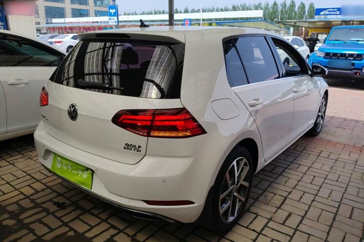 Used Volkswagen Golf 2019 280TSI DSG Comfort Version China VI Standard Rear Right 45 Deg