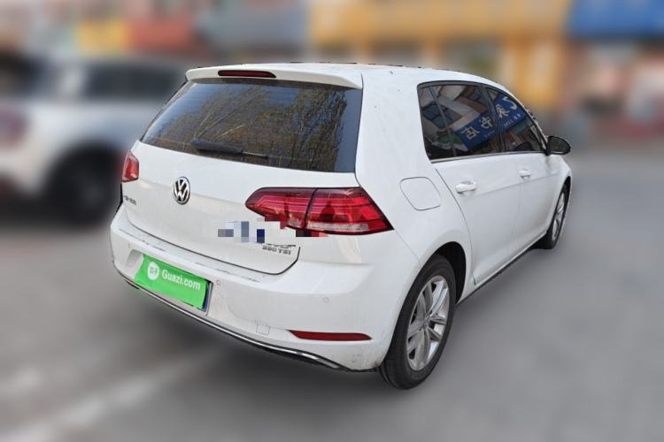 Used Volkswagen Golf 2019 280TSI DSG Comfort Version China VI Standard Rear Right 45 Deg
