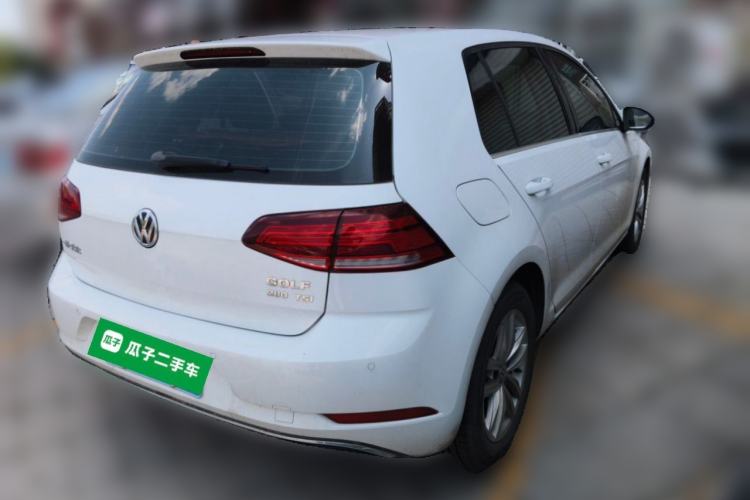 Used Volkswagen Golf 2019 280TSI DSG Comfort Version China VI Standard Rear Right 45 Deg