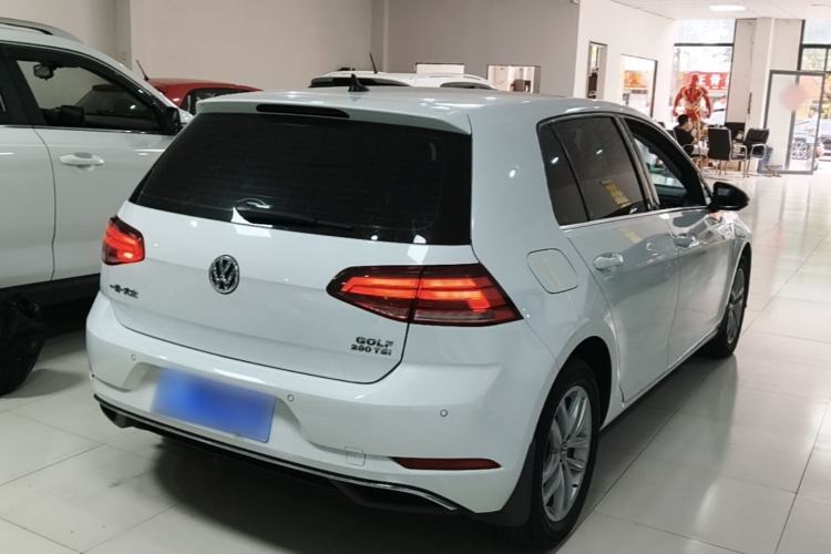 Used Volkswagen Golf 2019 280TSI DSG Comfort Version China V Standard Rear Right 45 Deg