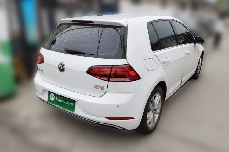 Used Volkswagen Golf 2019 280TSI DSG Comfort Version China VI Standard Rear Right 45 Deg