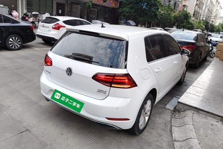 Used Volkswagen Golf 2019 200TSI DSG Comfort & Ambition Edition China VI Standard Rear Right 45 Deg