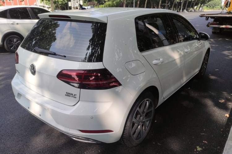 Used Volkswagen Golf 2019 280TSI DSG Luxury Version China VI Standard Rear Right 45 Deg