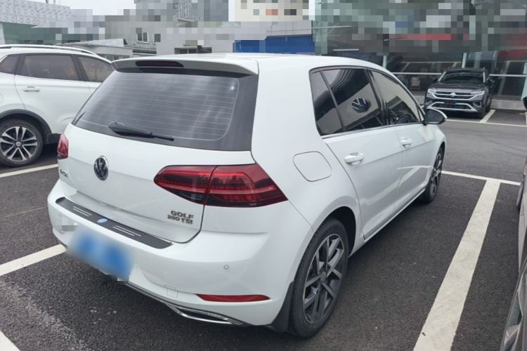 Used Volkswagen Golf 2019 280TSI DSG Luxury Version China VI Standard Rear Right 45 Deg