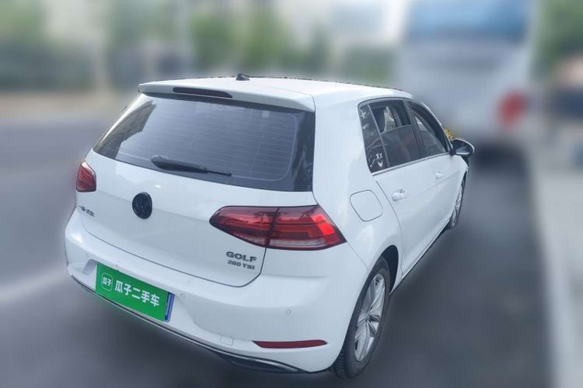 Used Volkswagen Golf 2019 280TSI DSG Comfort Version China VI Standard Rear Right 45 Deg