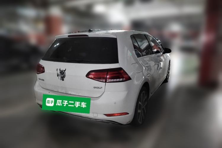 Used Volkswagen Golf 2019 280TSI DSG Comfort Version China VI Standard Rear Right 45 Deg