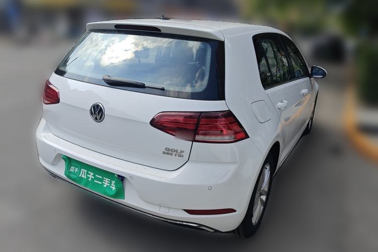 Used Volkswagen Golf 2019 280TSI DSG Comfort Version China VI Standard Rear Right 45 Deg