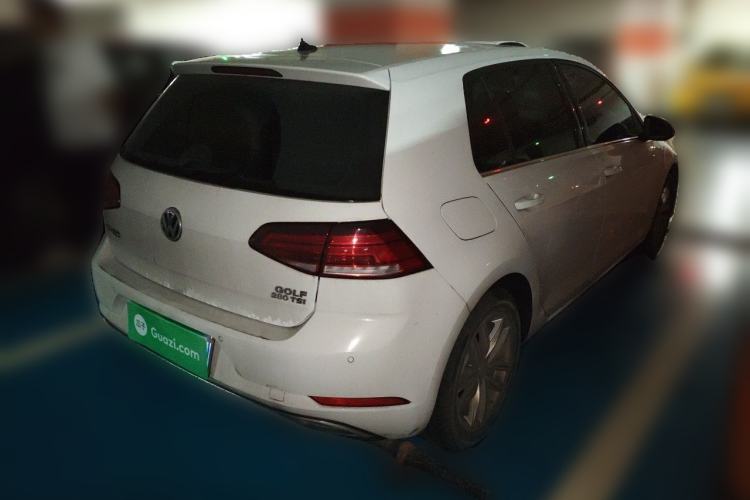 Used Volkswagen Golf 2019 280TSI DSG Comfort Version China VI Standard Rear Right 45 Deg