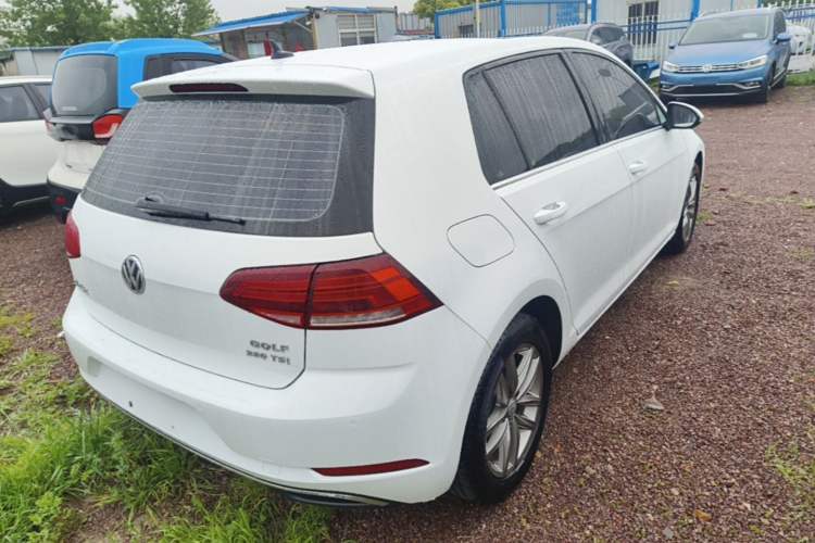 Used Volkswagen Golf 2019 280TSI DSG Comfort Version China VI Standard Rear Right 45 Deg