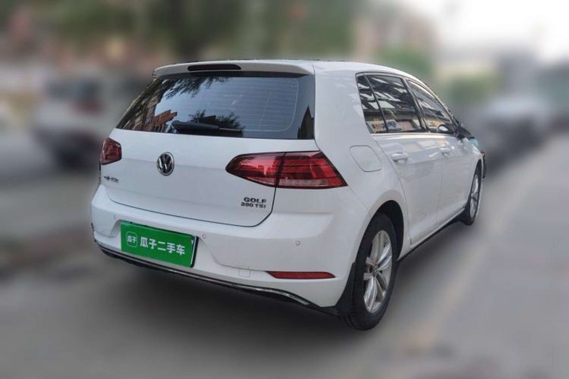 Used Volkswagen Golf 2019 280TSI DSG Comfort Version China VI Standard Rear Right 45 Deg