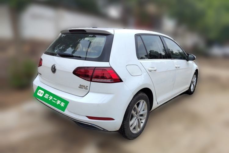 Used Volkswagen Golf 2019 280TSI DSG Comfort Version China V Standard Rear Right 45 Deg