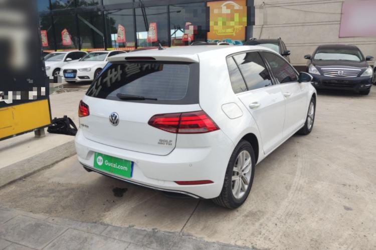 Used Volkswagen Golf 2019 280TSI DSG Comfort Version China VI Standard Rear Right 45 Deg