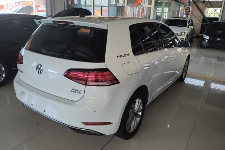 Used Volkswagen Golf 2019 280TSI DSG Comfort Version China VI Standard Rear Right 45 Deg