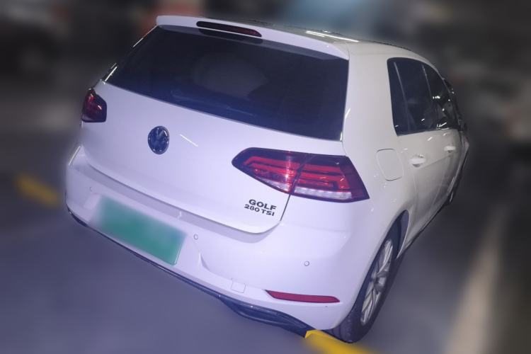 Used Volkswagen Golf 2019 280TSI DSG Comfort Version China VI Standard Rear Right 45 Deg