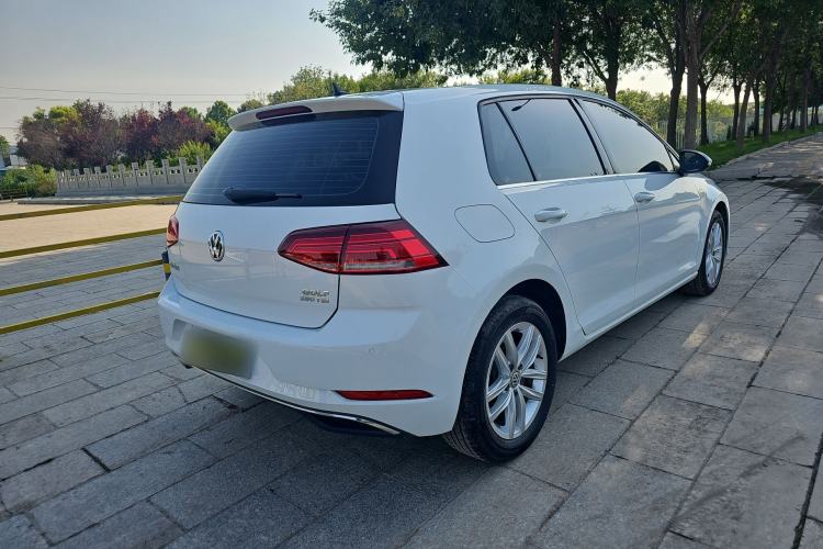 Used Volkswagen Golf 2019 280TSI DSG Comfort Version China VI Standard Rear Right 45 Deg