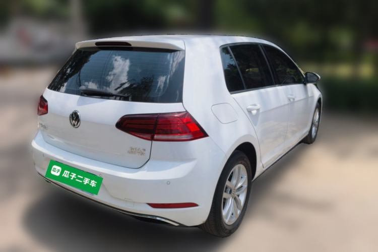 Used Volkswagen Golf 2019 280TSI DSG Comfort Version China VI Standard Rear Right 45 Deg