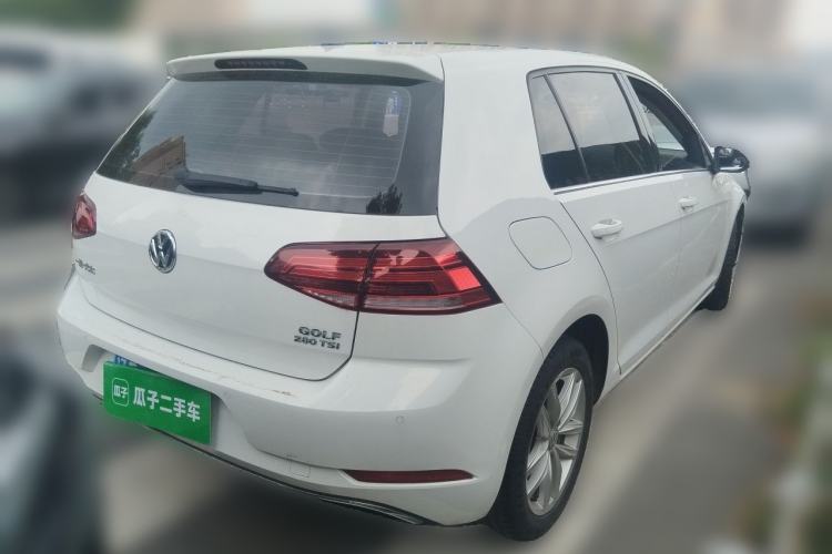 Used Volkswagen Golf 2019 280TSI DSG Comfort Version China VI Standard Rear Right 45 Deg
