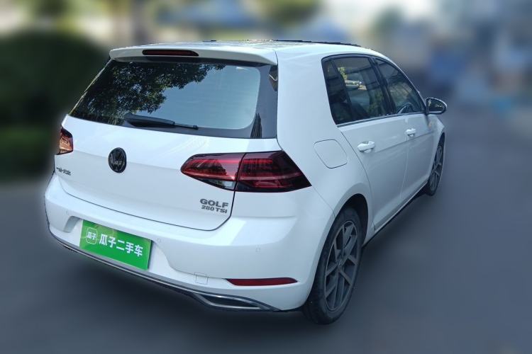 Used Volkswagen Golf 2019 280TSI DSG Luxury Version China VI Standard Rear Right 45 Deg