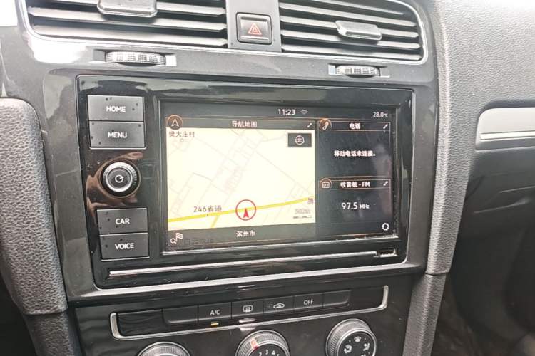 Used Volkswagen Golf 2019 280TSI DSG Comfort Version China VI Standard Audio And AC Panel