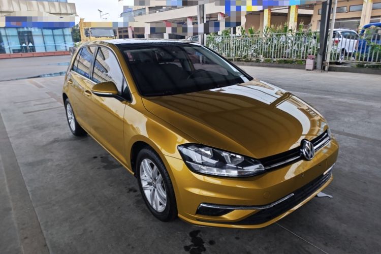 Used Volkswagen Golf 2019 1.6L Automatic Comfort Model China V Standard Front Right 45 Deg