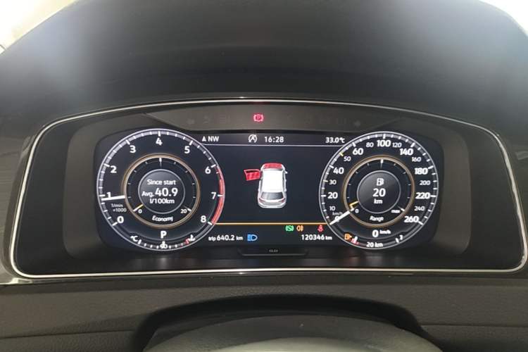 Used Volkswagen Golf 2019 280TSI DSG Luxury Version China VI Standard Instrument Cluster