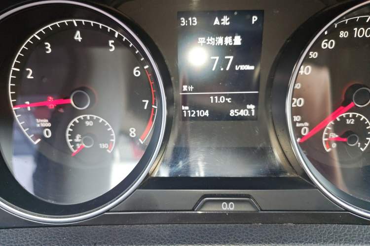 Used Volkswagen Golf 2019 280TSI DSG Luxury Version China V Standard Odometer Close Up