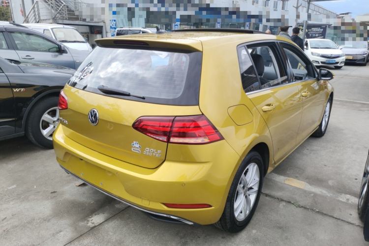 Used Volkswagen Golf 2019 280TSI DSG Comfort Version China V Standard Rear Right 45 Deg