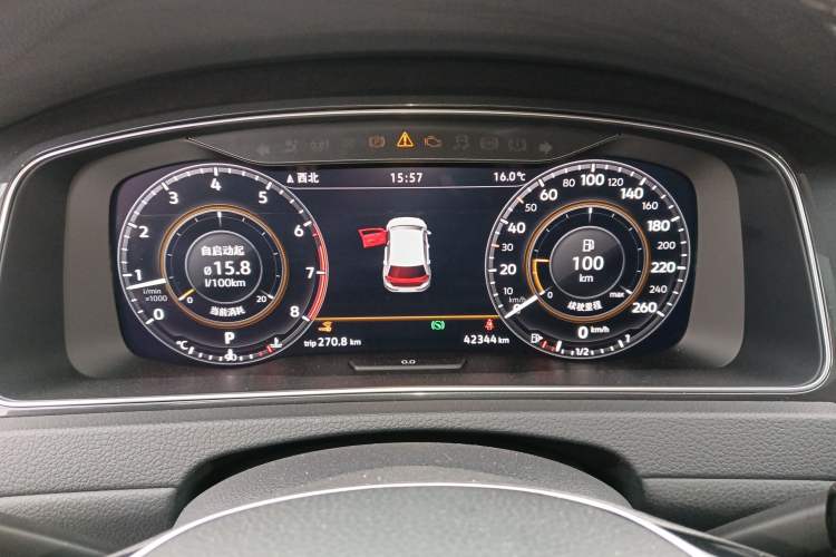 Used Volkswagen Golf 2020 Zhiai Edition 280TSI DSG Luxury Model Instrument Cluster