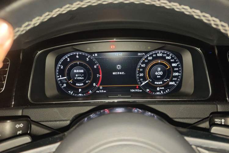 Used Volkswagen Golf 2020 Charming Edition 280TSI DSG R-Line Instrument Cluster